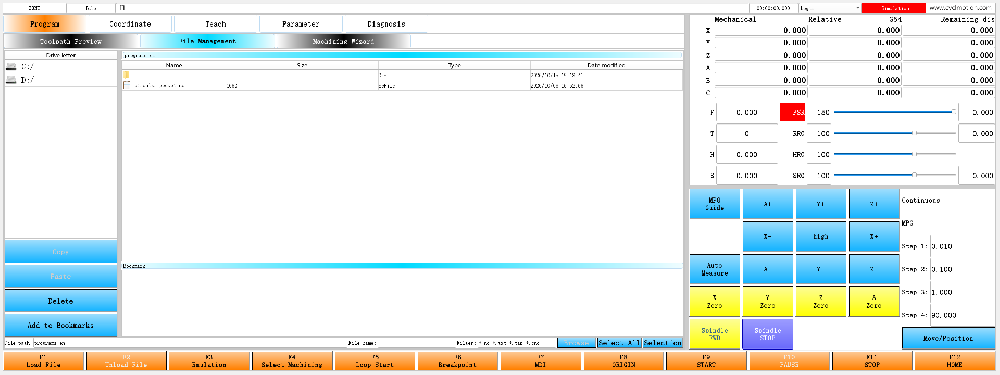 How File Management selects and displays a program